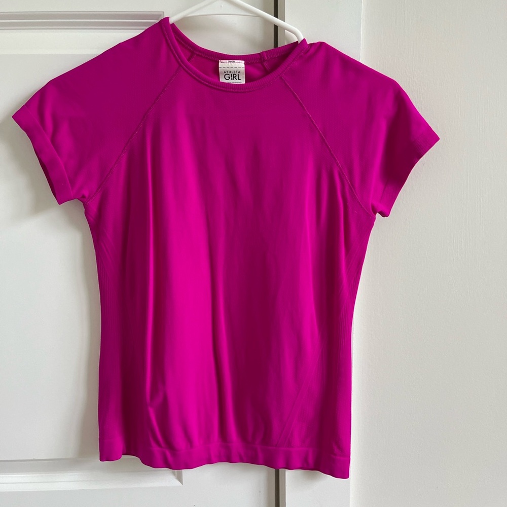 pink athleta top